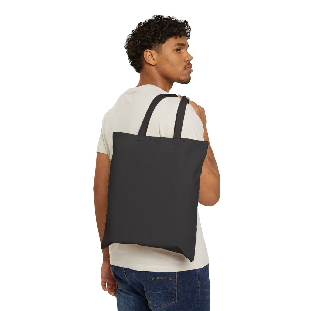 Canvas Tote Bag - Turquoise Sunburst Graphic Eco Shopper
