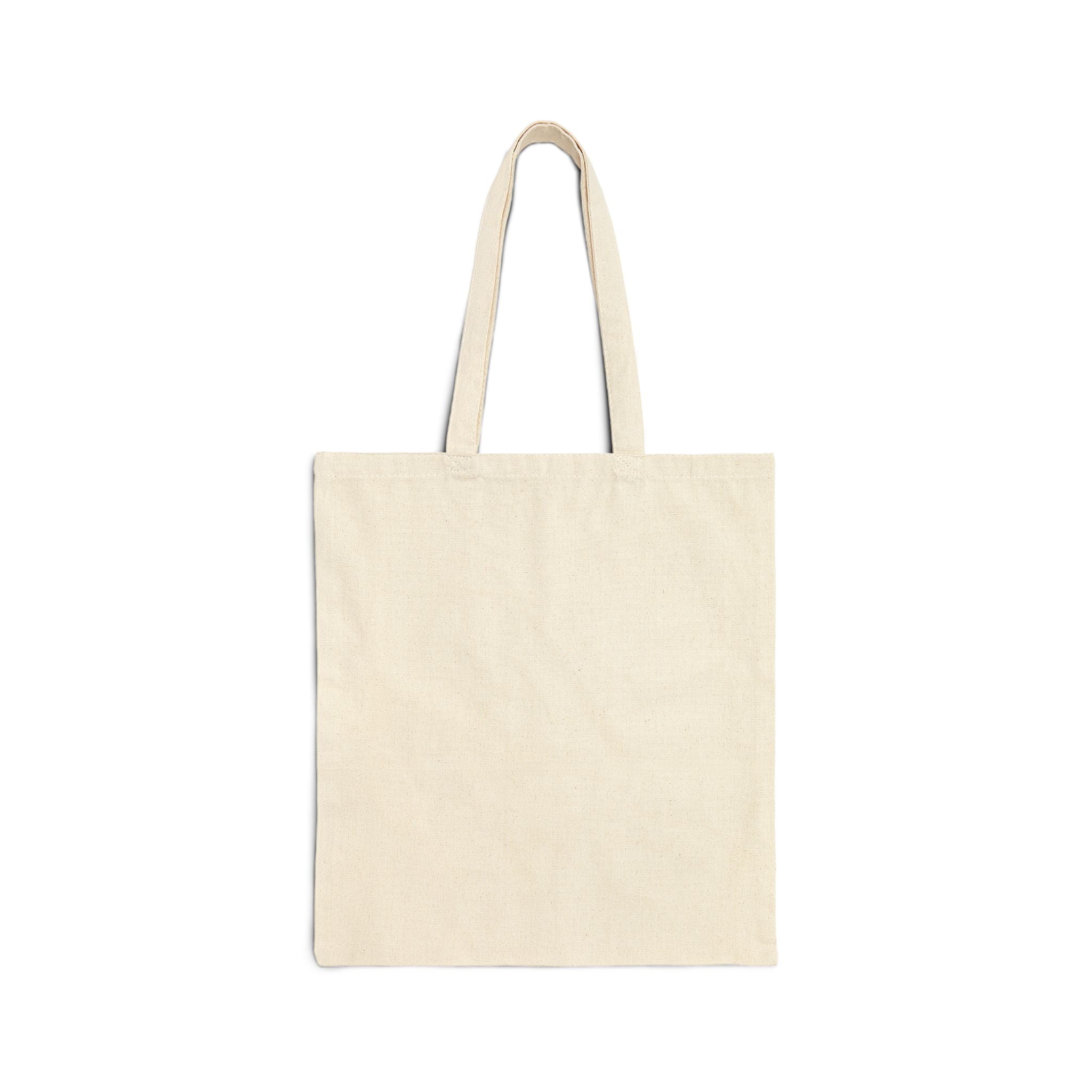 Canvas Tote Bag - Turquoise Sunburst Graphic Eco Shopper