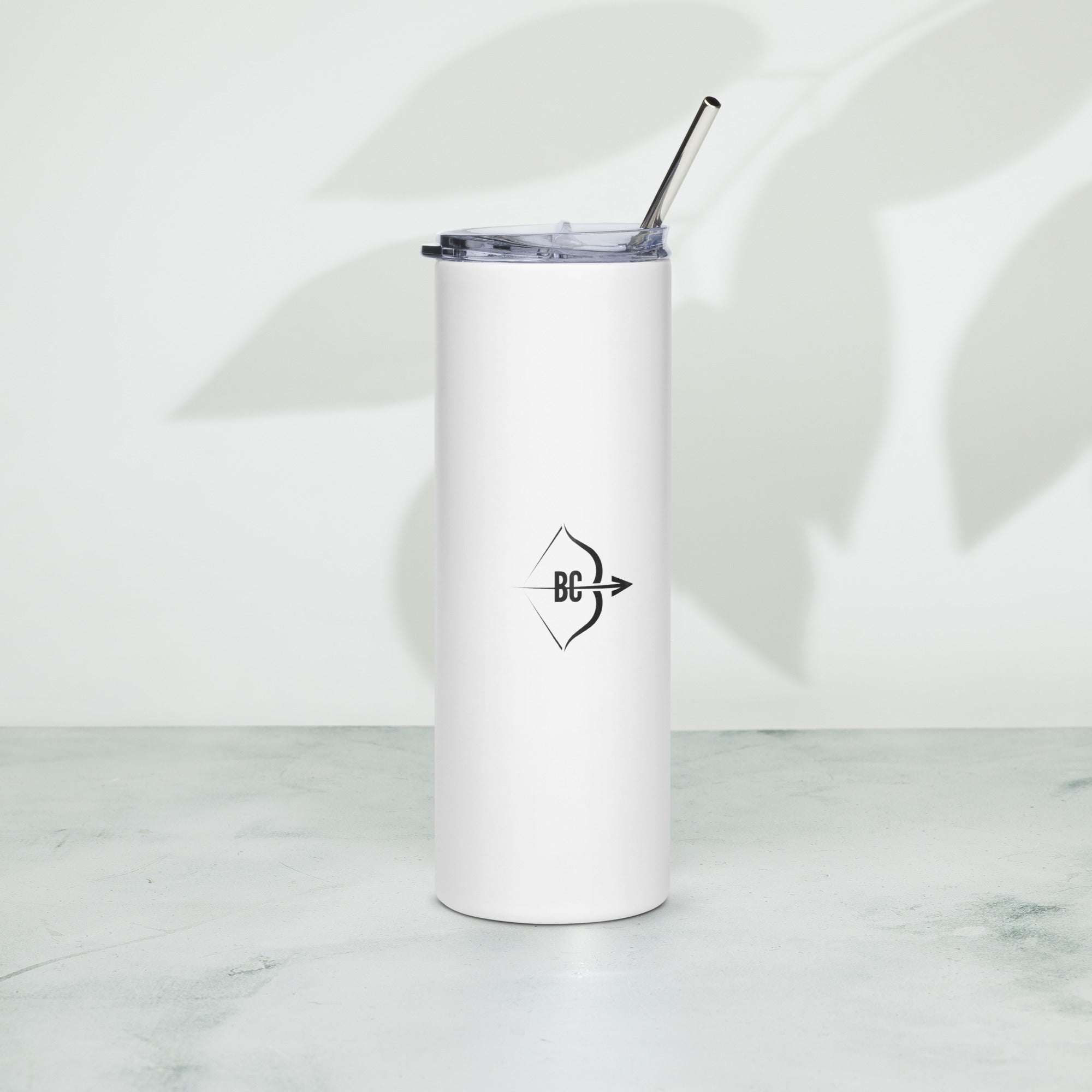 BC-stainless-steel-tumbler-white-front