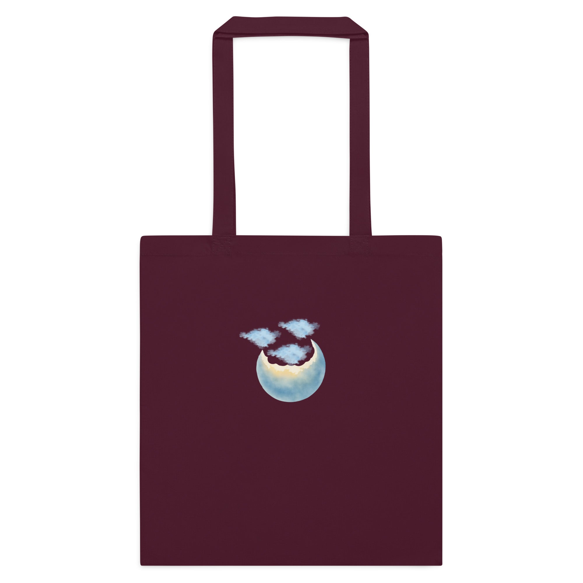 Burgundy_cloudy_moon_tote_bag