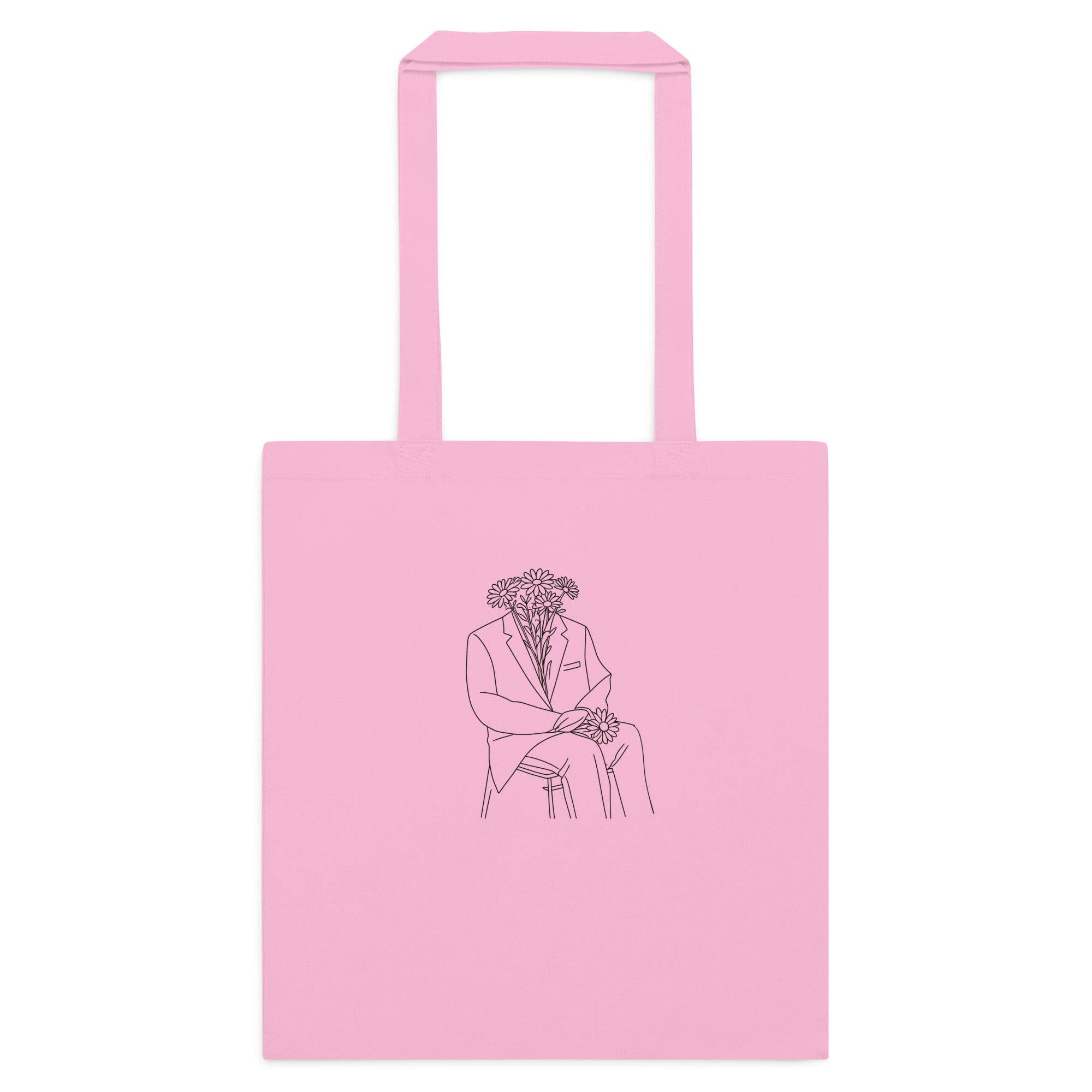 Classic_pink_man_in_flower_cotton_tote_bag