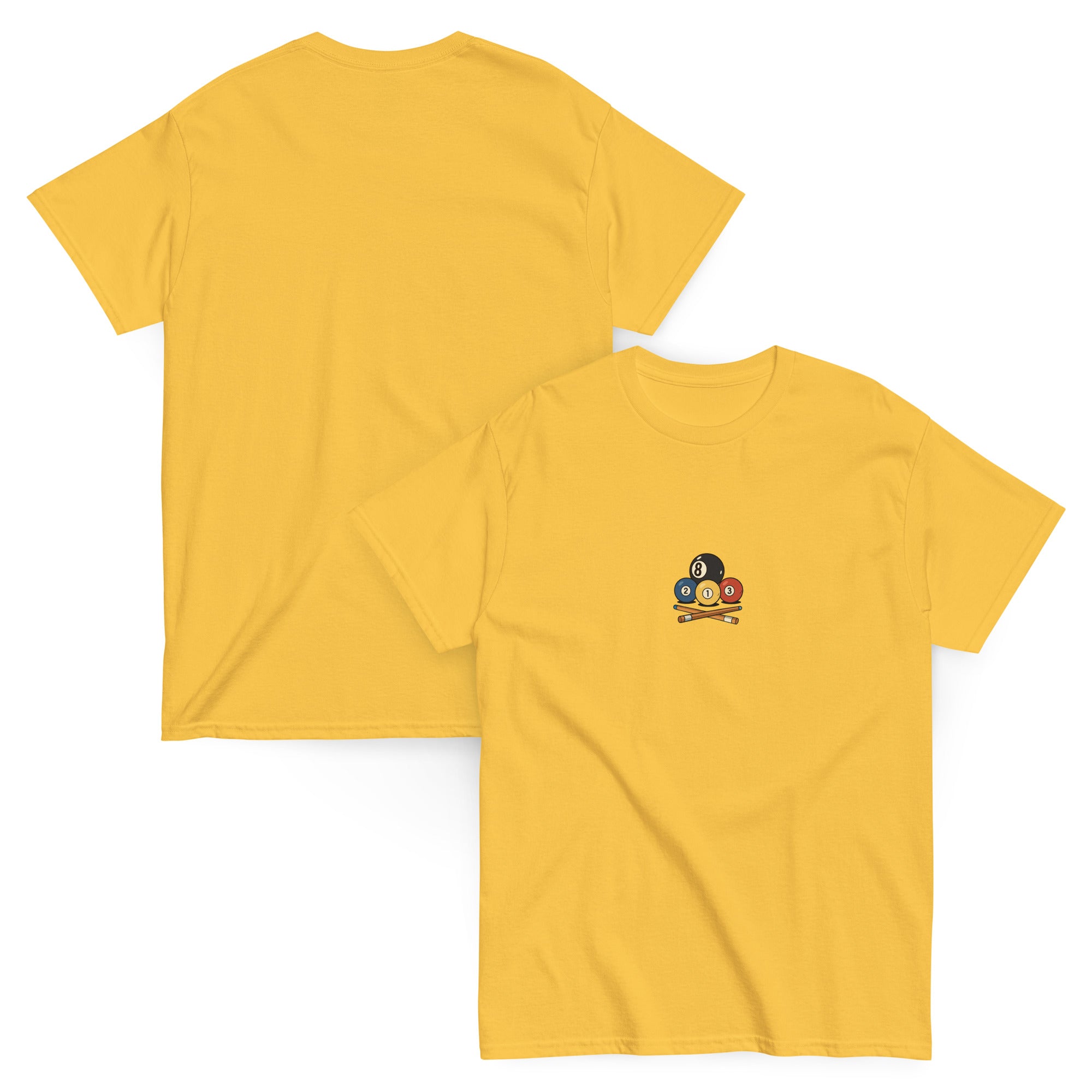 unisex-billard-game-classic-tee-daisy-front-and-back
