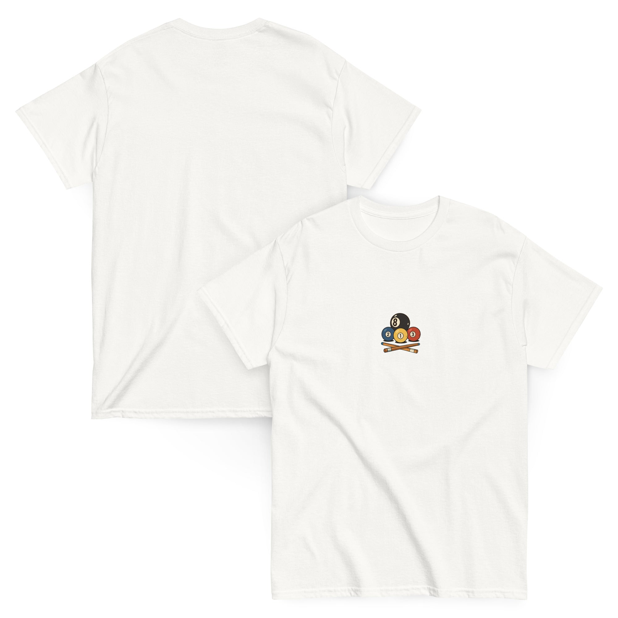 unisex-billard-game-classic-tee-white-front-and-back