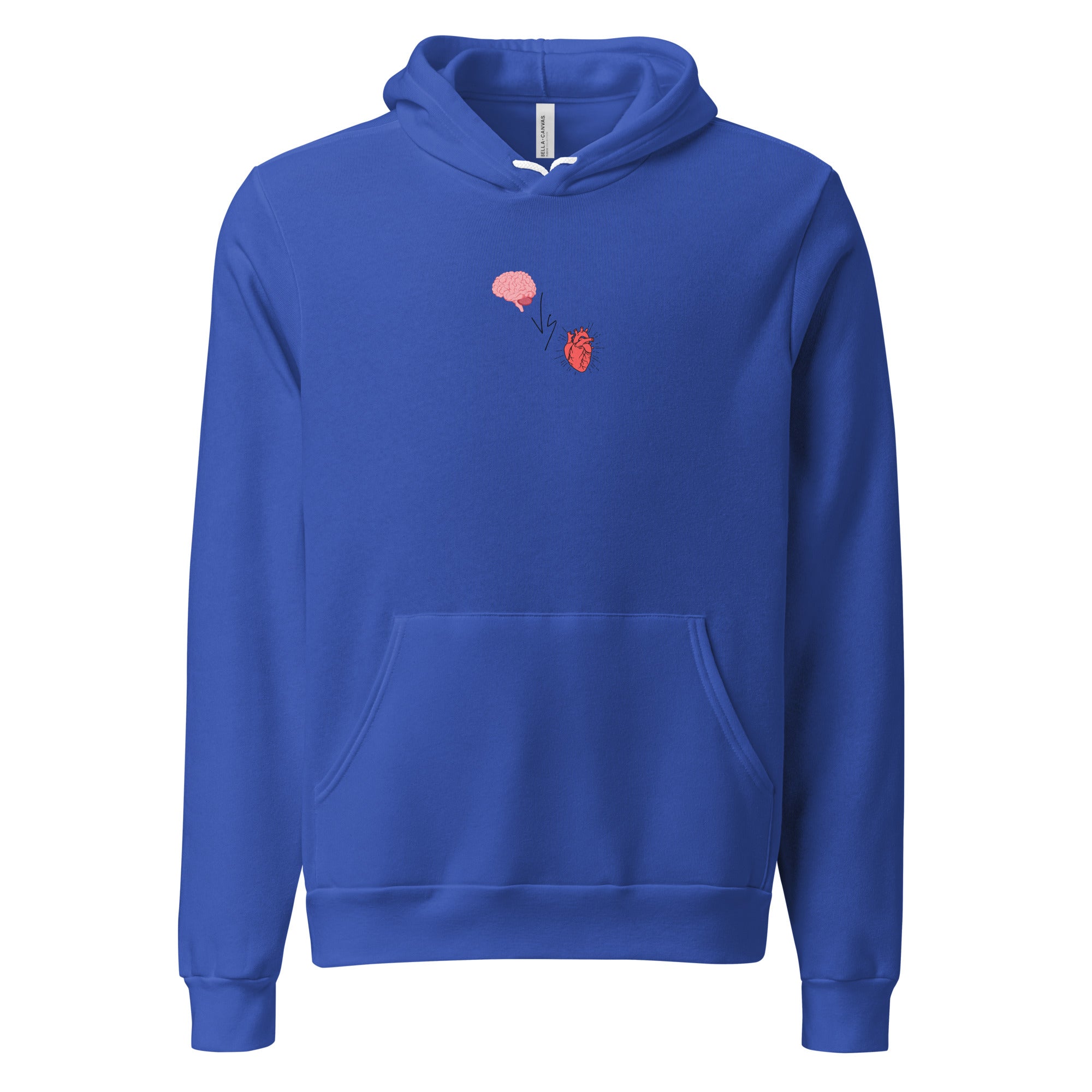 unisex-brain-vs-heart-pullover-hoodie-true-royal-front