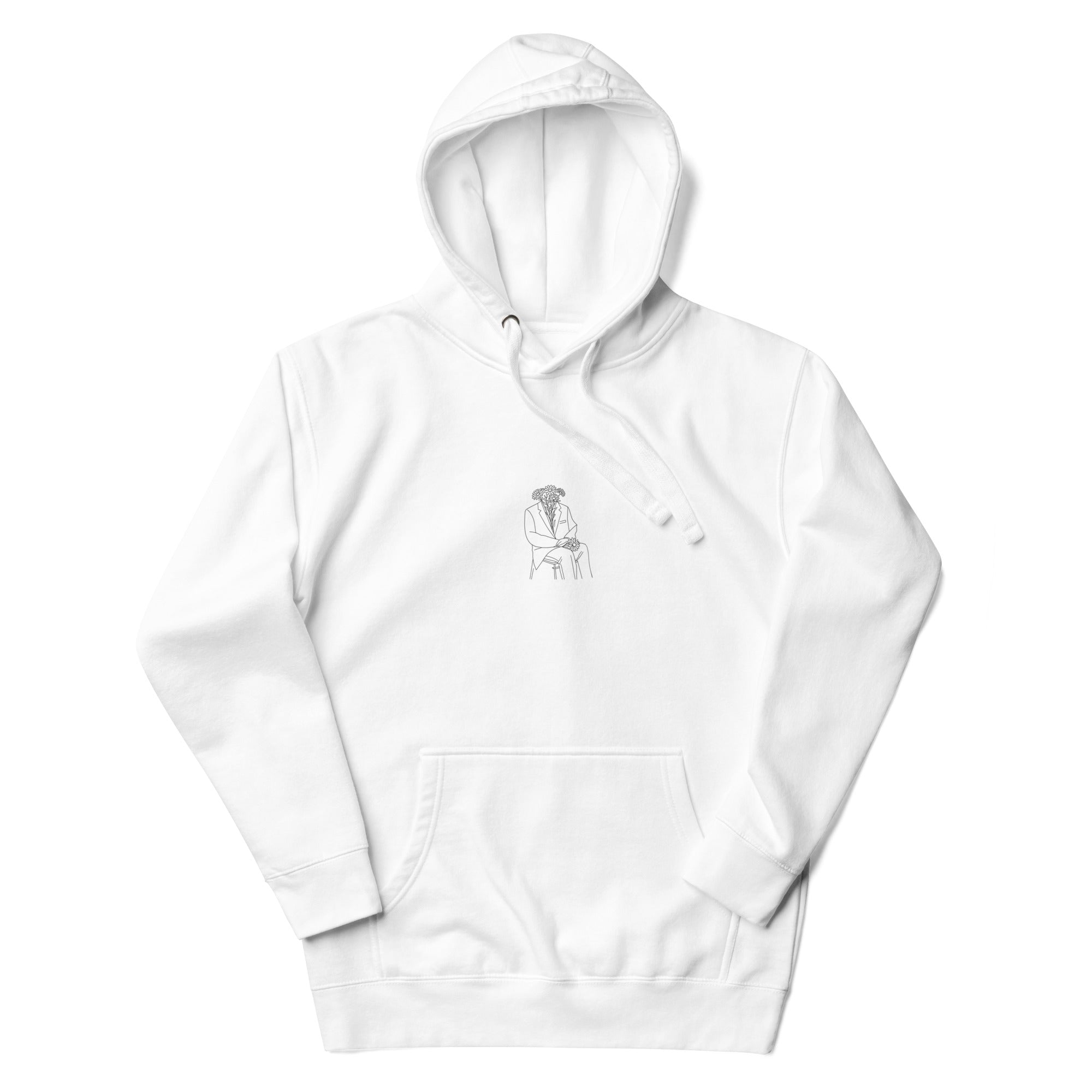 unisex-flower-man-premium-pullover-hoodie-white-front
